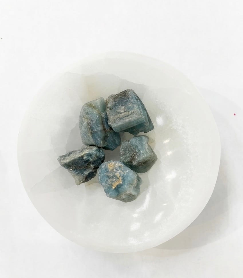 Aquamarine Rough Small | The Harmony Store Rough Stone