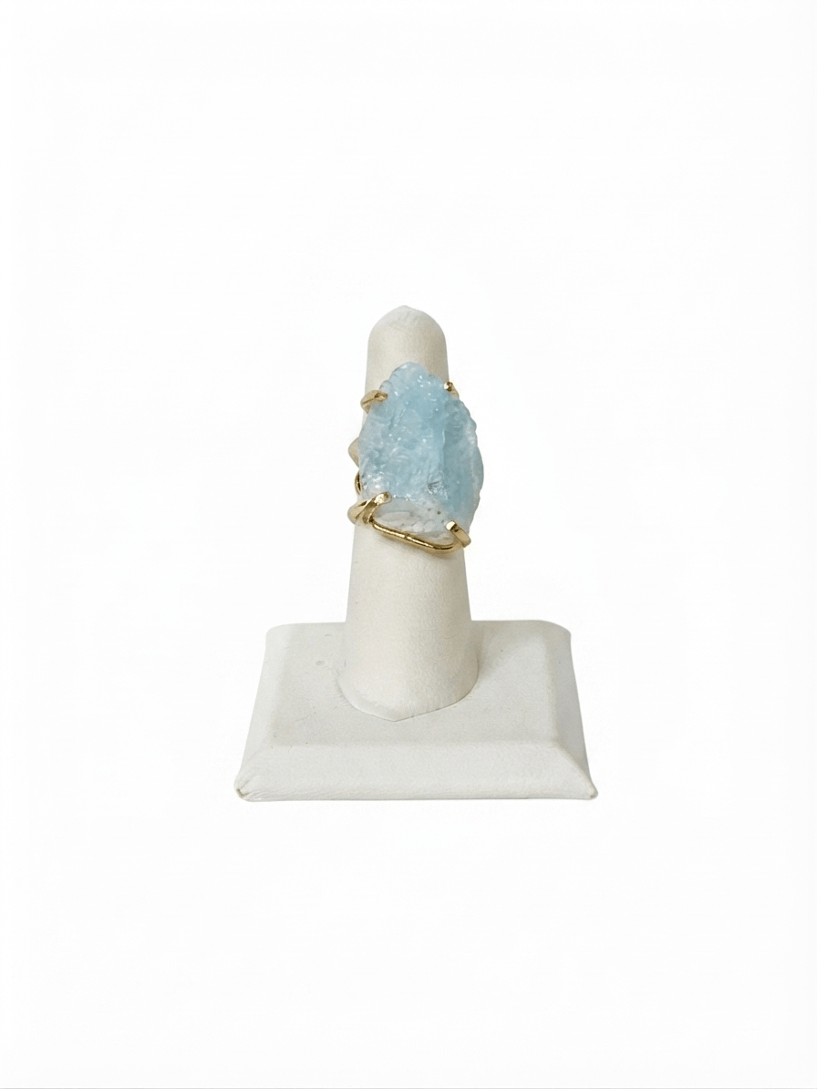 Aquamarine Wire Ring | The Harmony Store Ring