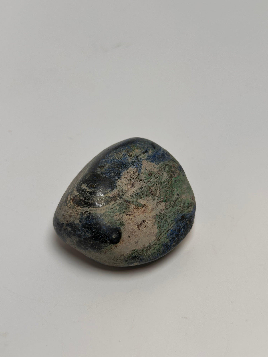 Azurite Palm Stone Crystal - The Harmony Store
