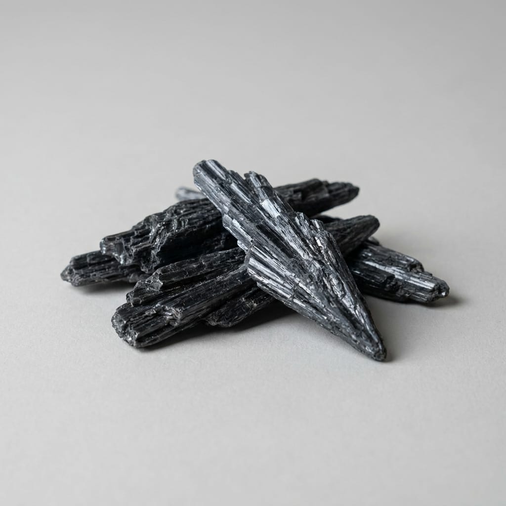 Black Kyanite Rough Sticks | Grounding Crystal Rough