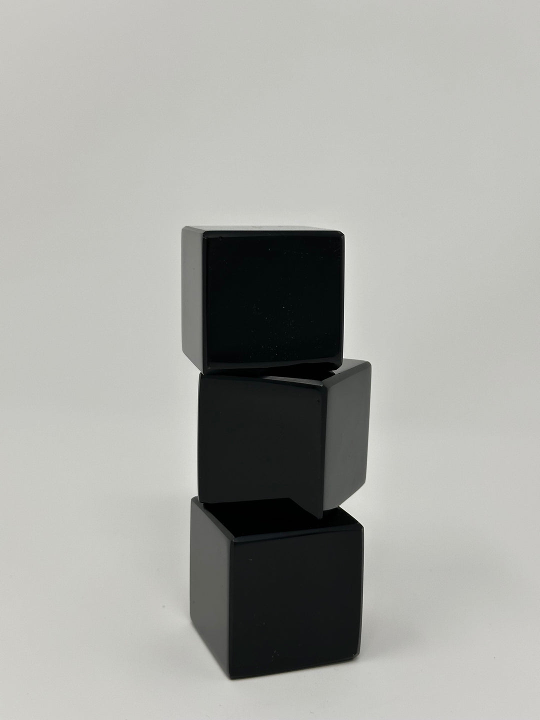 Black Obsidian Cube | The Harmony Store Cube