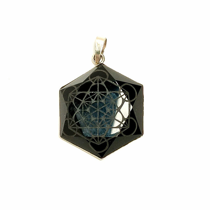 Black Obsidian Metatron Pendant | The Harmony Store Pendant