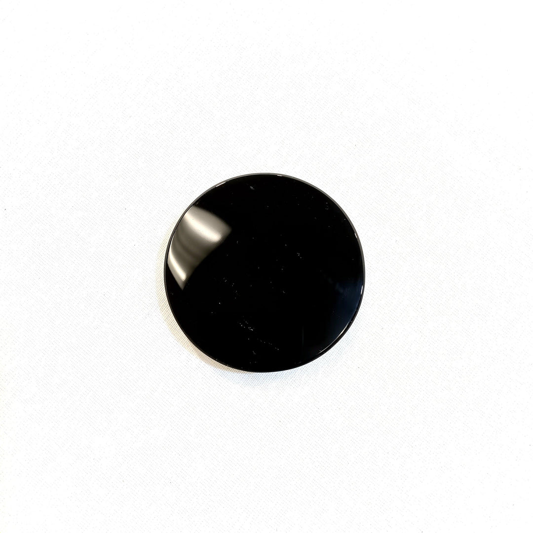 Black Obsidian Scrying Mirror | The Harmony Store Crystal Slab