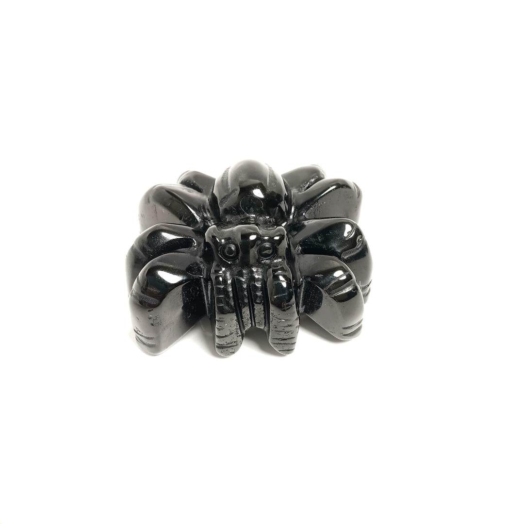 Black Obsidian Spider 2.5" - The Harmony Store