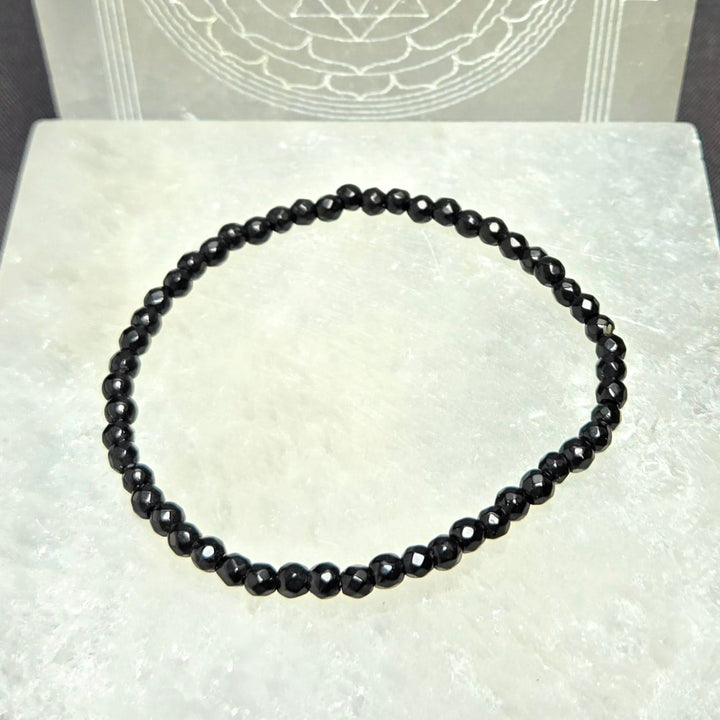 Black Onyx Faceted Bracelet | The Harmony Store Bracelet