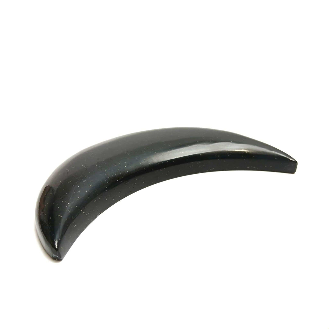 Black Onyx Moon Crystal | The Harmony Store Carving