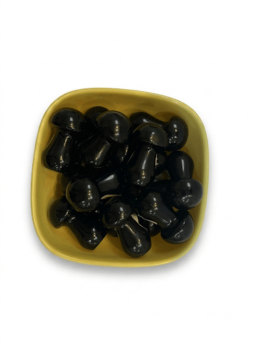 Black Onyx Mushroom 1.5-Inch | The Harmony Store Mushroom
