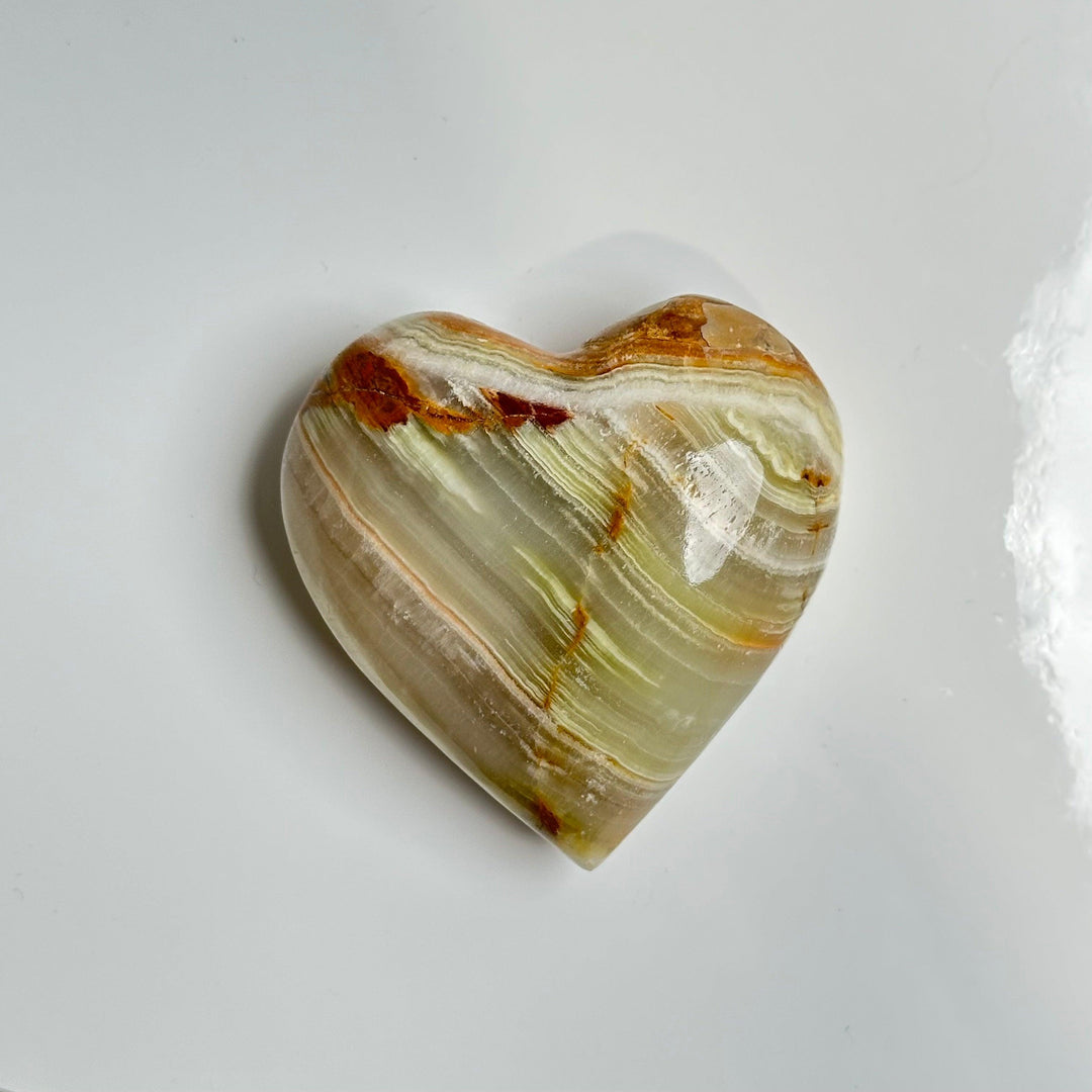 Black Onyx Puffy Heart 2.5-Inch | The Harmony Store Heart