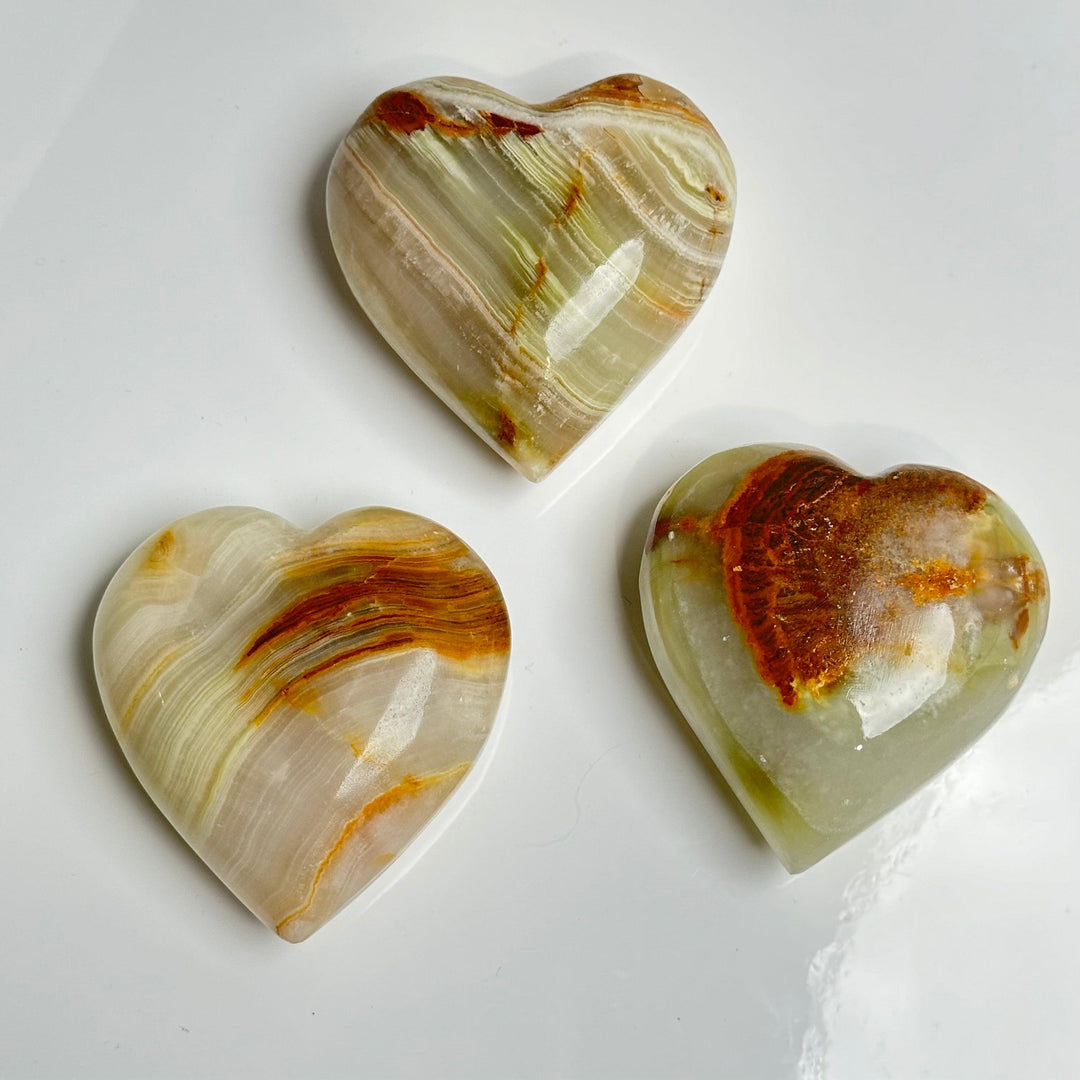 Black Onyx Puffy Heart 2.5-Inch | The Harmony Store Heart