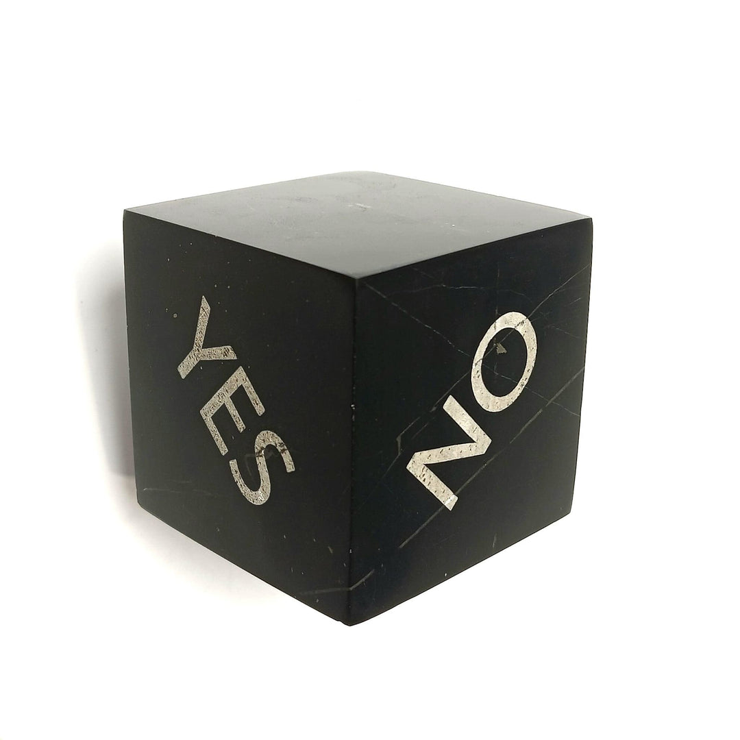 Black Onyx Spinning Cube | The Harmony Store Home Decor
