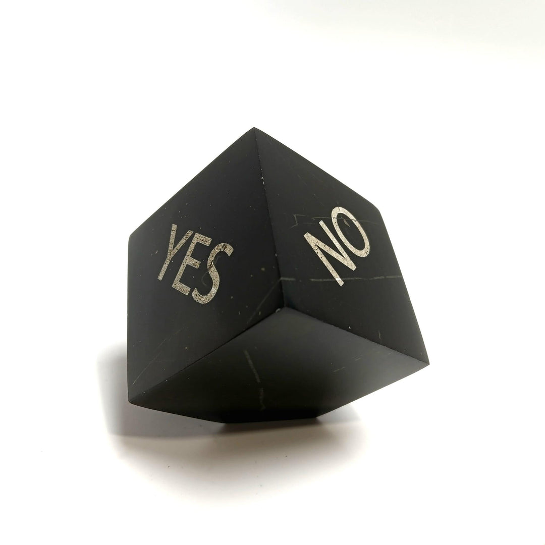 Black Onyx Spinning Cube | The Harmony Store Home Decor