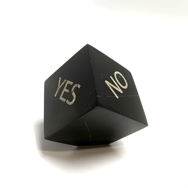 Black Onyx Spinning Cube | The Harmony Store Home Decor