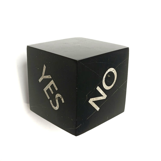 Black Onyx Spinning Cube - The Harmony Store