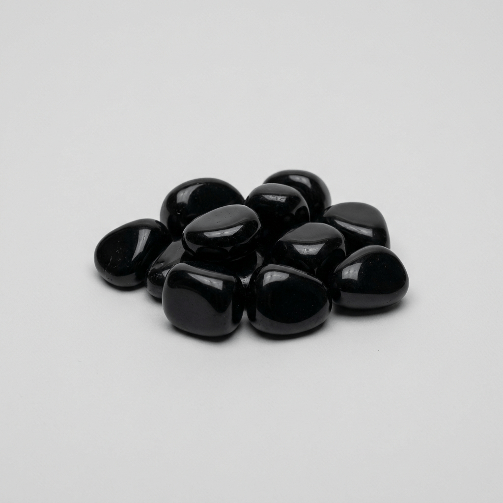 Black Onyx Tumbled Stone | The Harmony Store Tumbled Stone