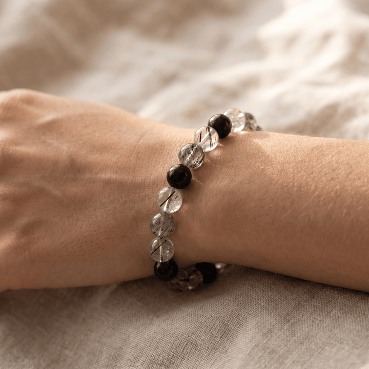 Tourmalinated Quartz Bracelet | The Harmony Store Bracelet