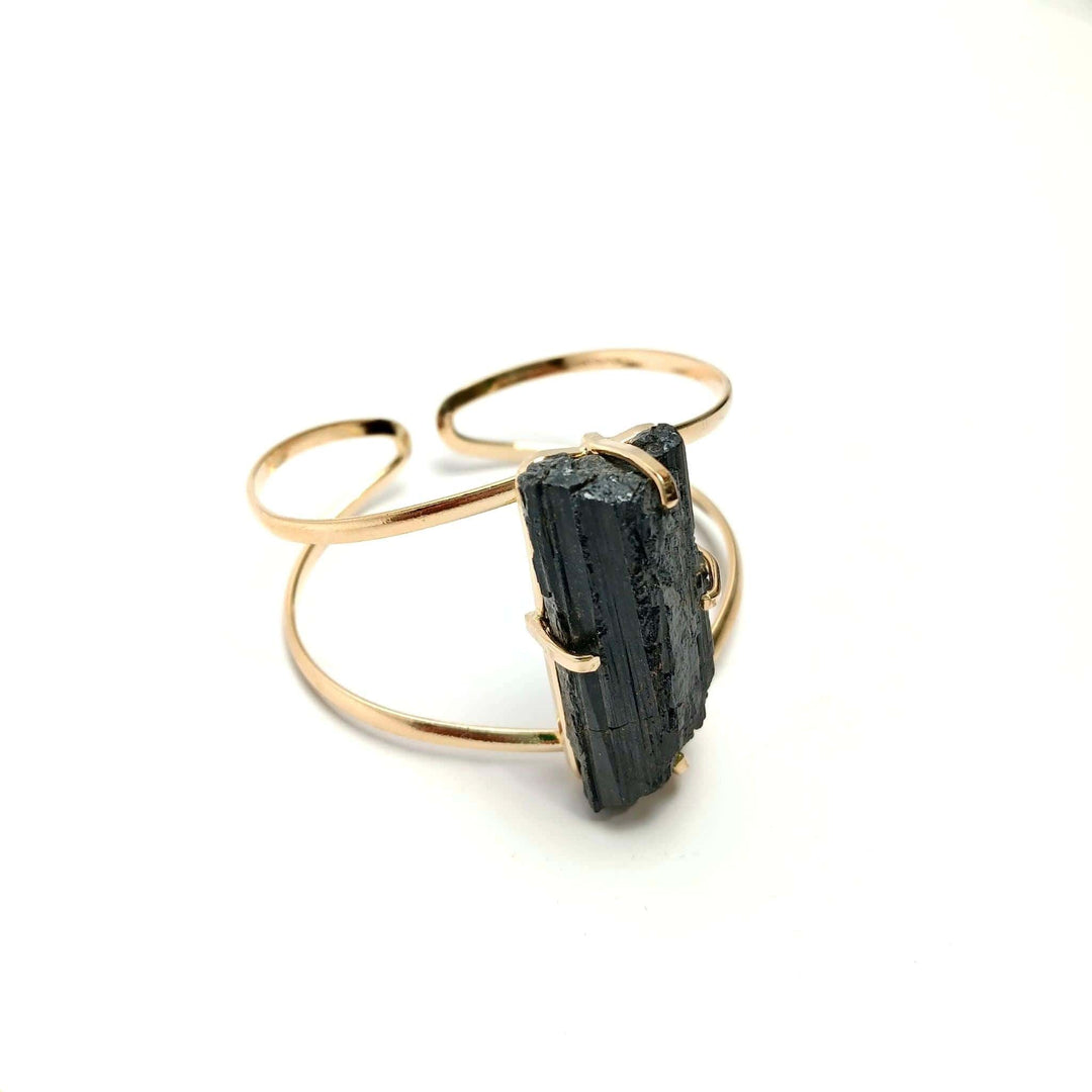 Black Tourmaline Arc Bracelet | The Harmony Store Bracelet