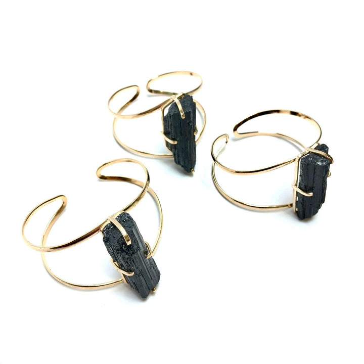 Black Tourmaline Arc Bracelet | The Harmony Store Bracelet