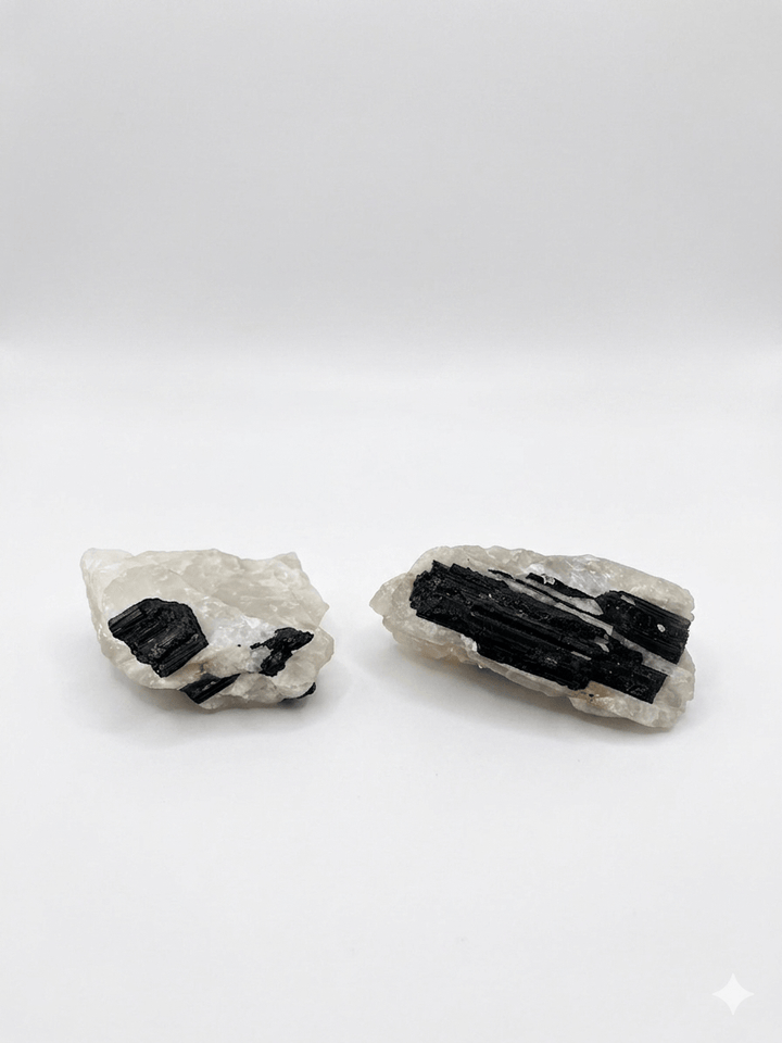 Black Tourmaline on Matrix Rough | The Harmony Store Specimen