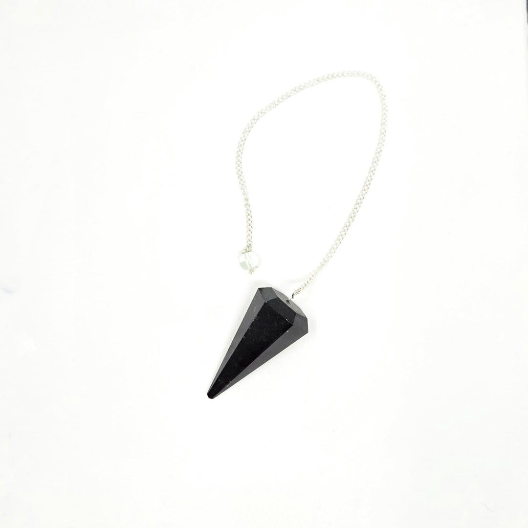Black Tourmaline Crystal Pendulum | The Harmony Store Pendulum