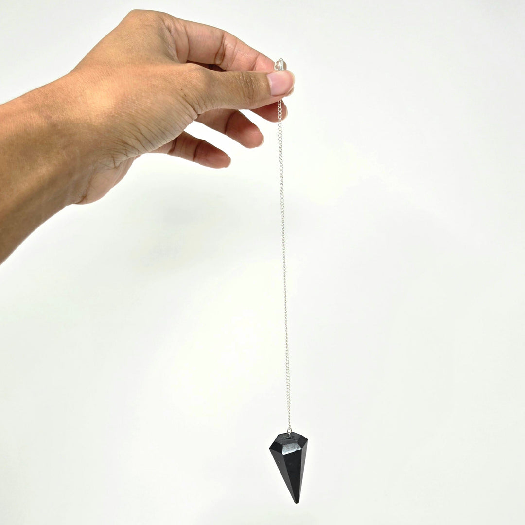 Black Tourmaline Crystal Pendulum | The Harmony Store Pendulum