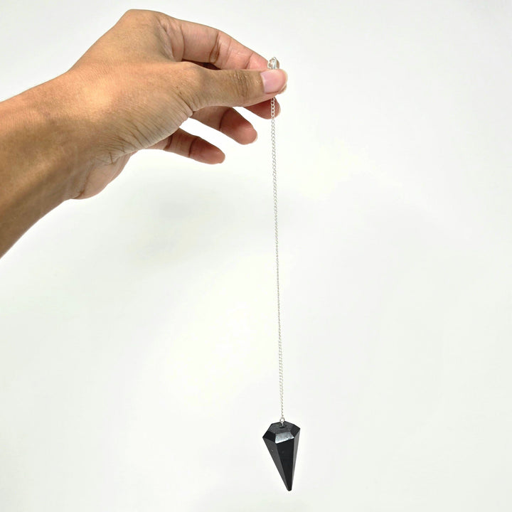 Black Tourmaline Crystal Pendulum | The Harmony Store Pendulum