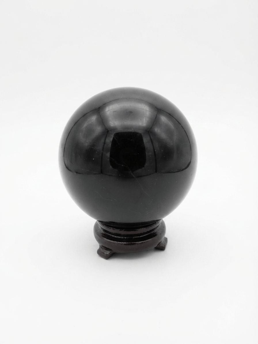 Black Tourmaline Sphere Brazil | The Harmony Store Sphere