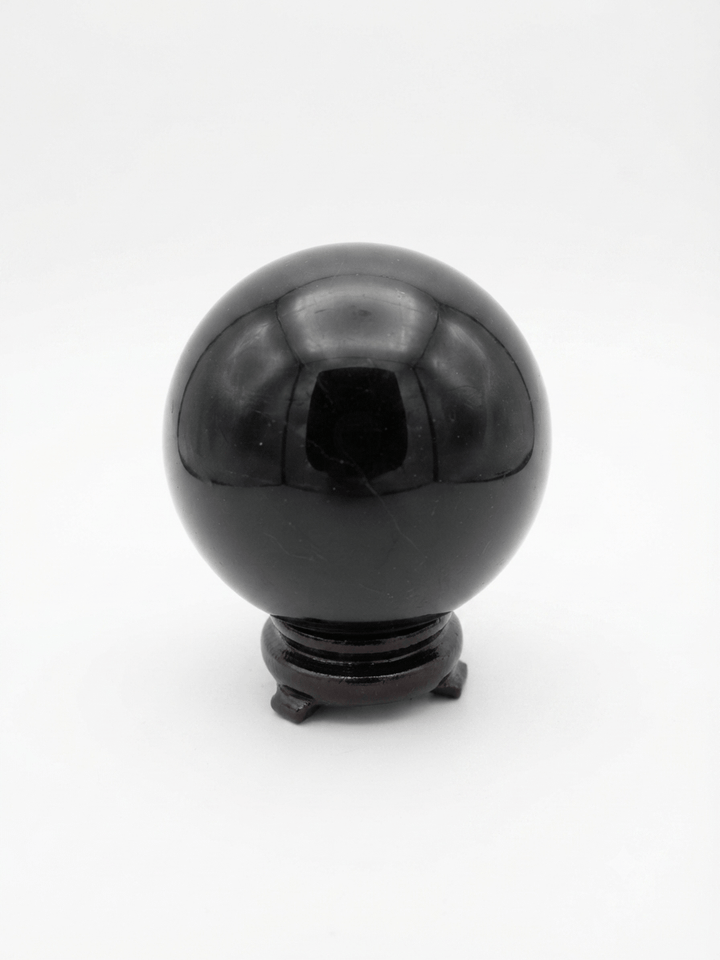 Black Tourmaline Sphere Brazil | The Harmony Store Sphere