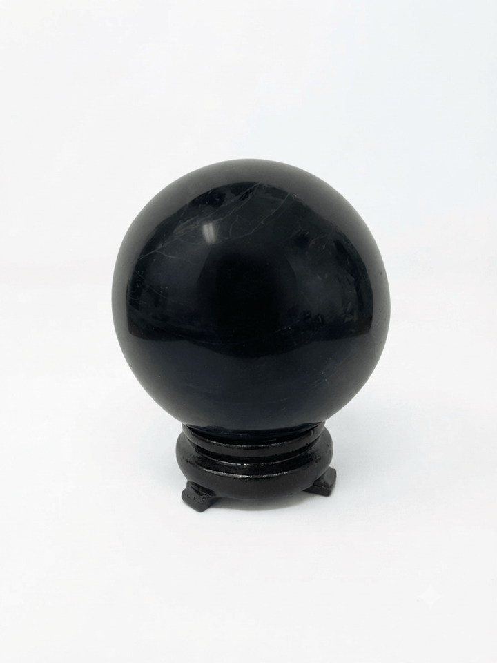 Black Tourmaline Sphere Brazil | The Harmony Store Sphere