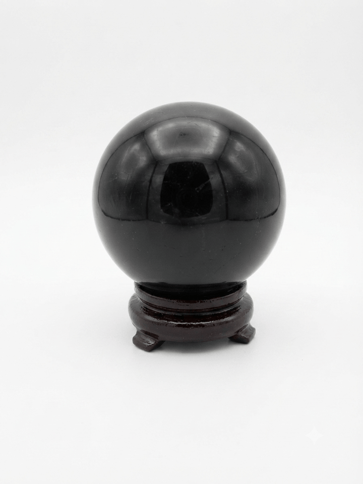 Black Tourmaline Sphere Brazil | The Harmony Store Sphere