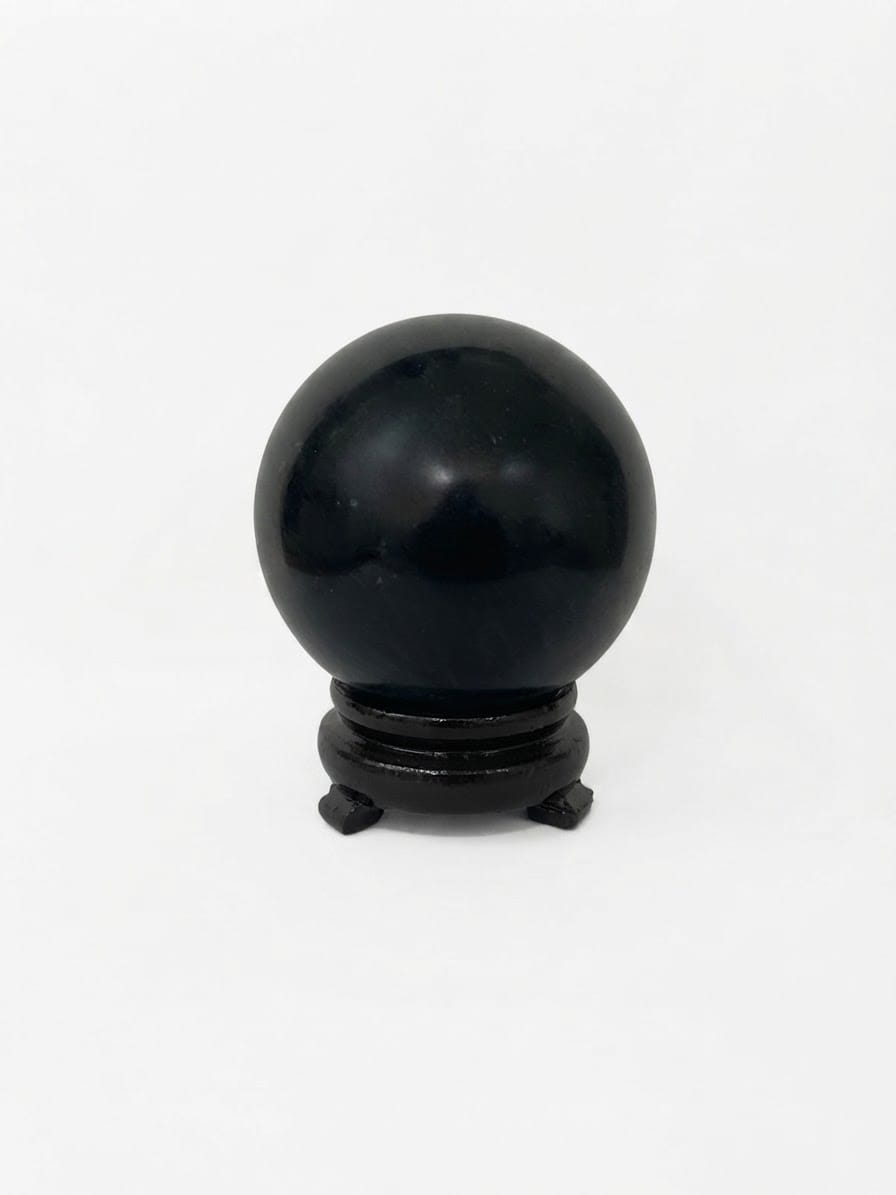 Black Tourmaline Sphere Brazil | The Harmony Store Sphere