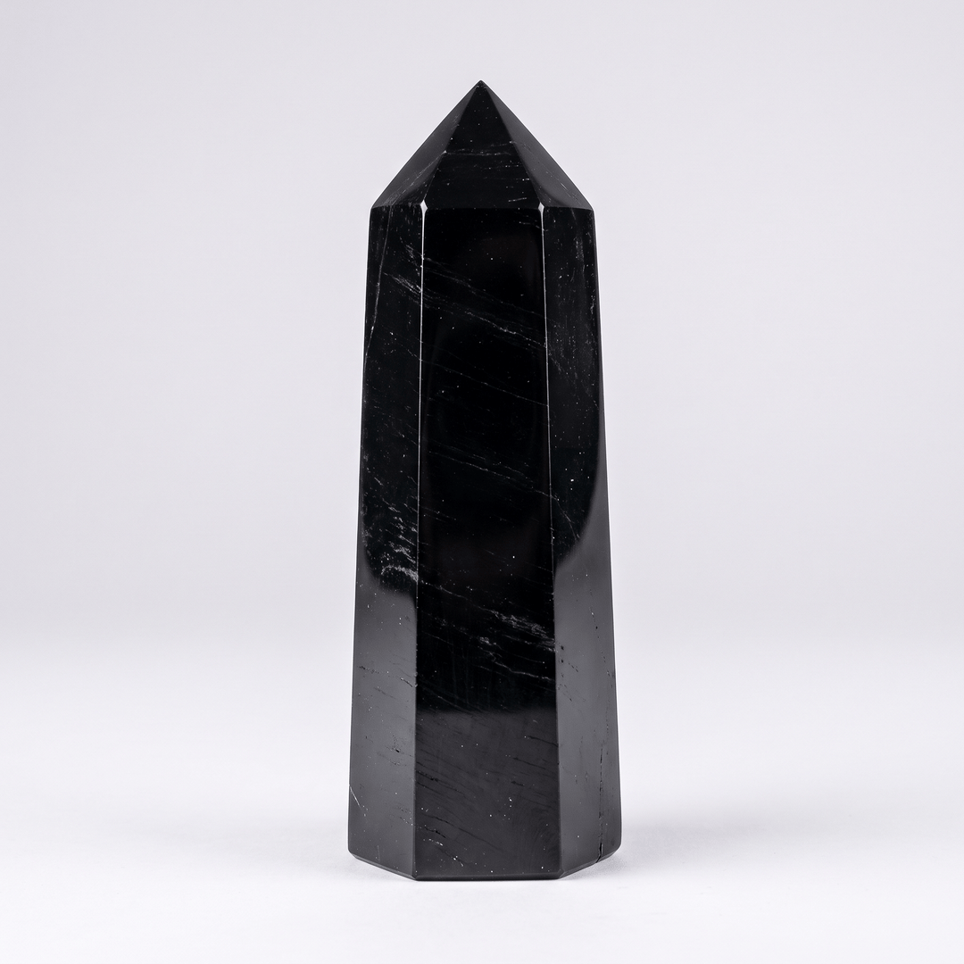 Black Tourmaline Tower Obelisk | The Harmony Store Tower