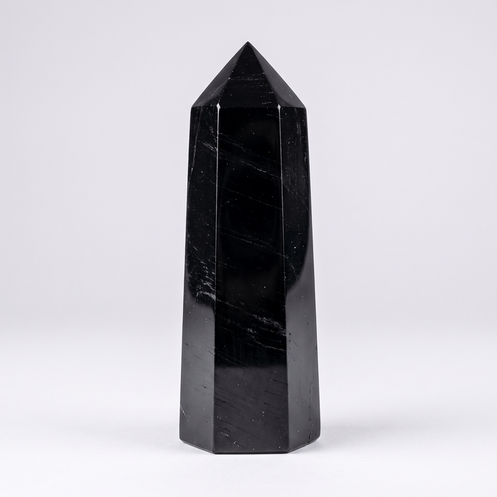 Black Tourmaline Tower Obelisk | The Harmony Store Tower