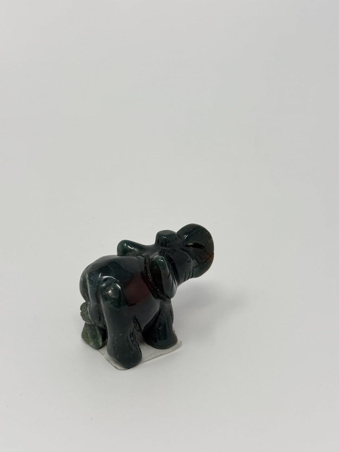 Bloodstone Elephant Figurine 2" | The Harmony Store Crystal Figurine