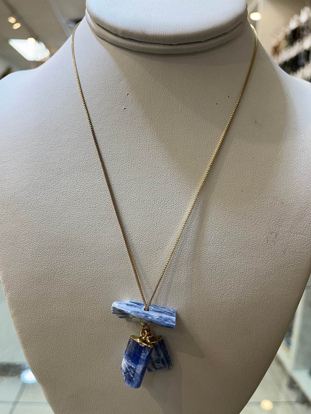 Blue Kyanite Three Piece Necklace | The Harmony Store Necklace
