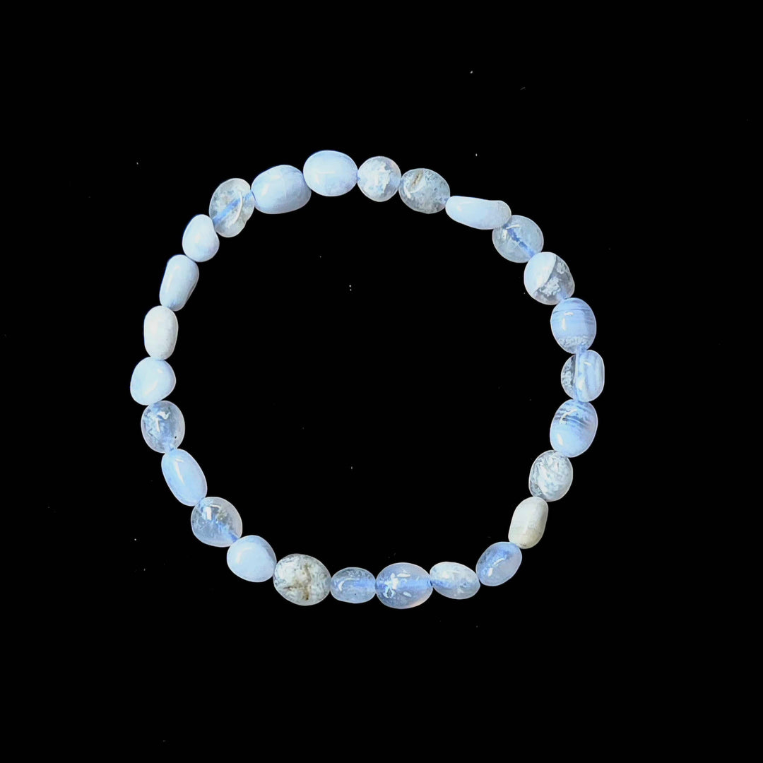 Blue Lace Agate Bracelet | The Harmony Store Bracelet