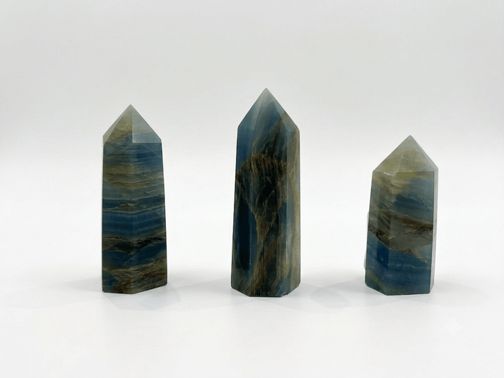 Blue Onyx Crystal Tower | The Harmony Store Tower