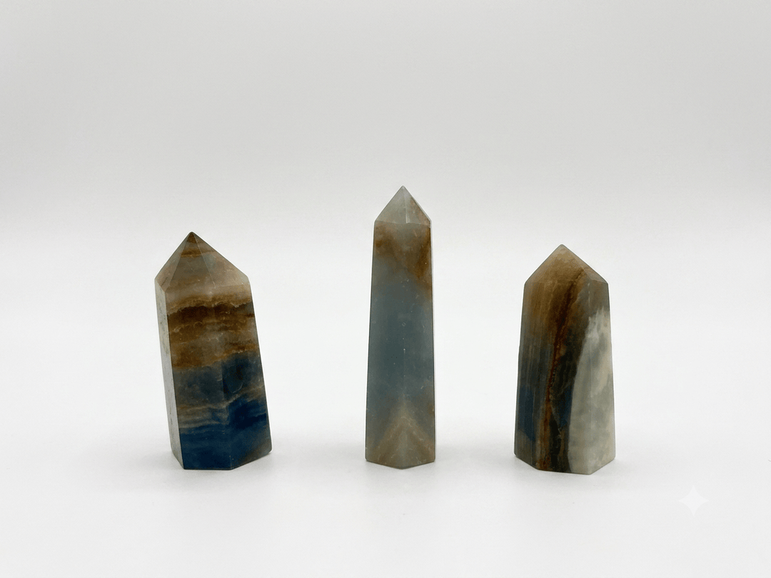 Blue Onyx Crystal Tower | The Harmony Store Tower