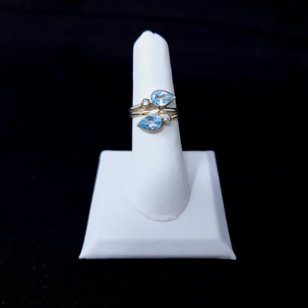 Blue Topaz Sterling Silver Ring | The Harmony Store Ring