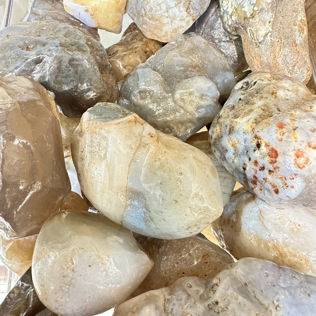 Botswana Agate River Polished | The Harmony Store botswana agate