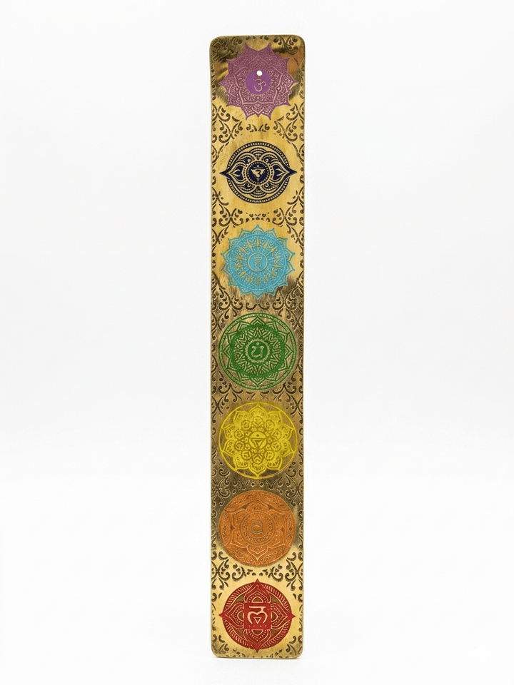 Brass 7 Chakra Incense Holder | The Harmony Store Incense Holder