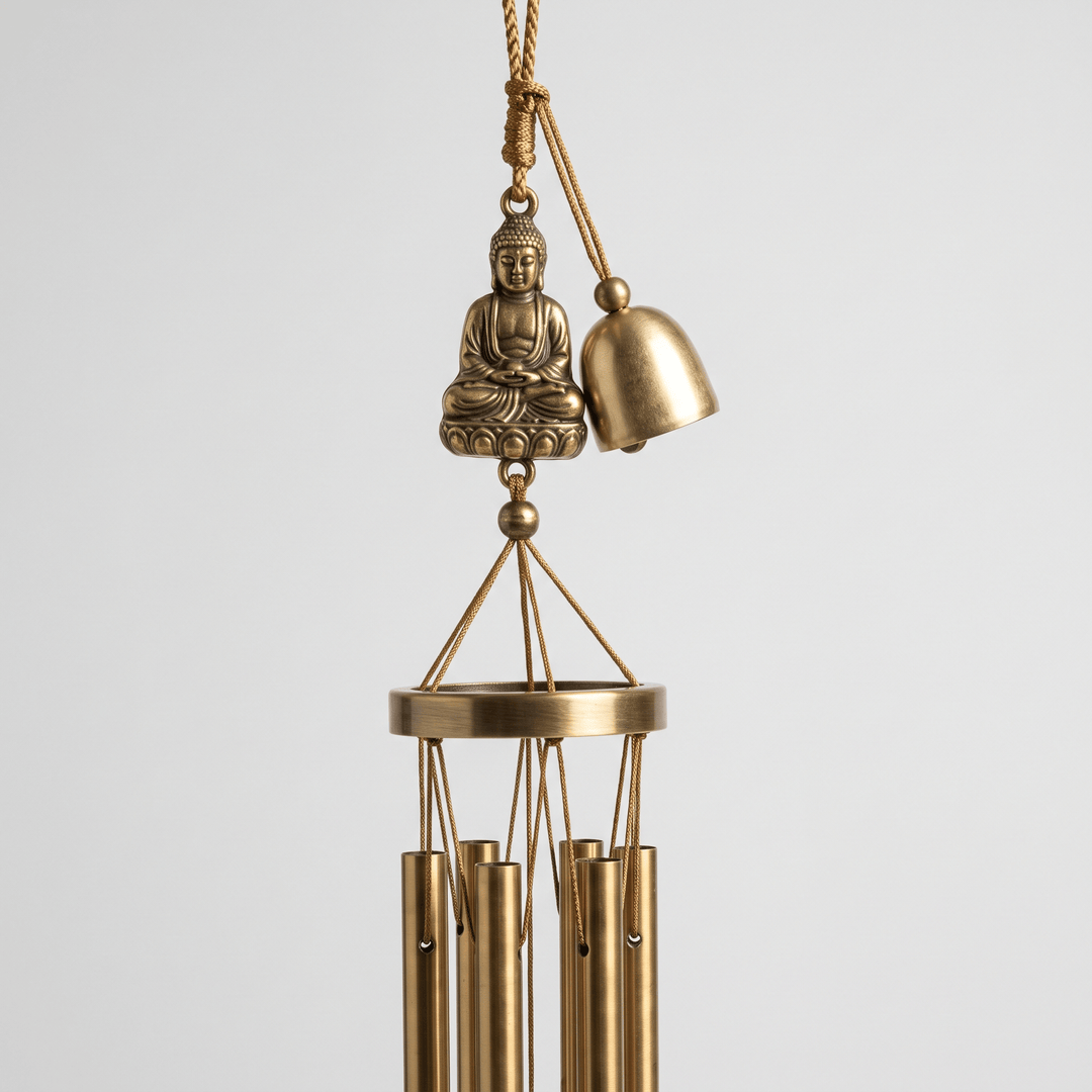 Brass Buddha Wind Chime | The Harmony Store Home Decor