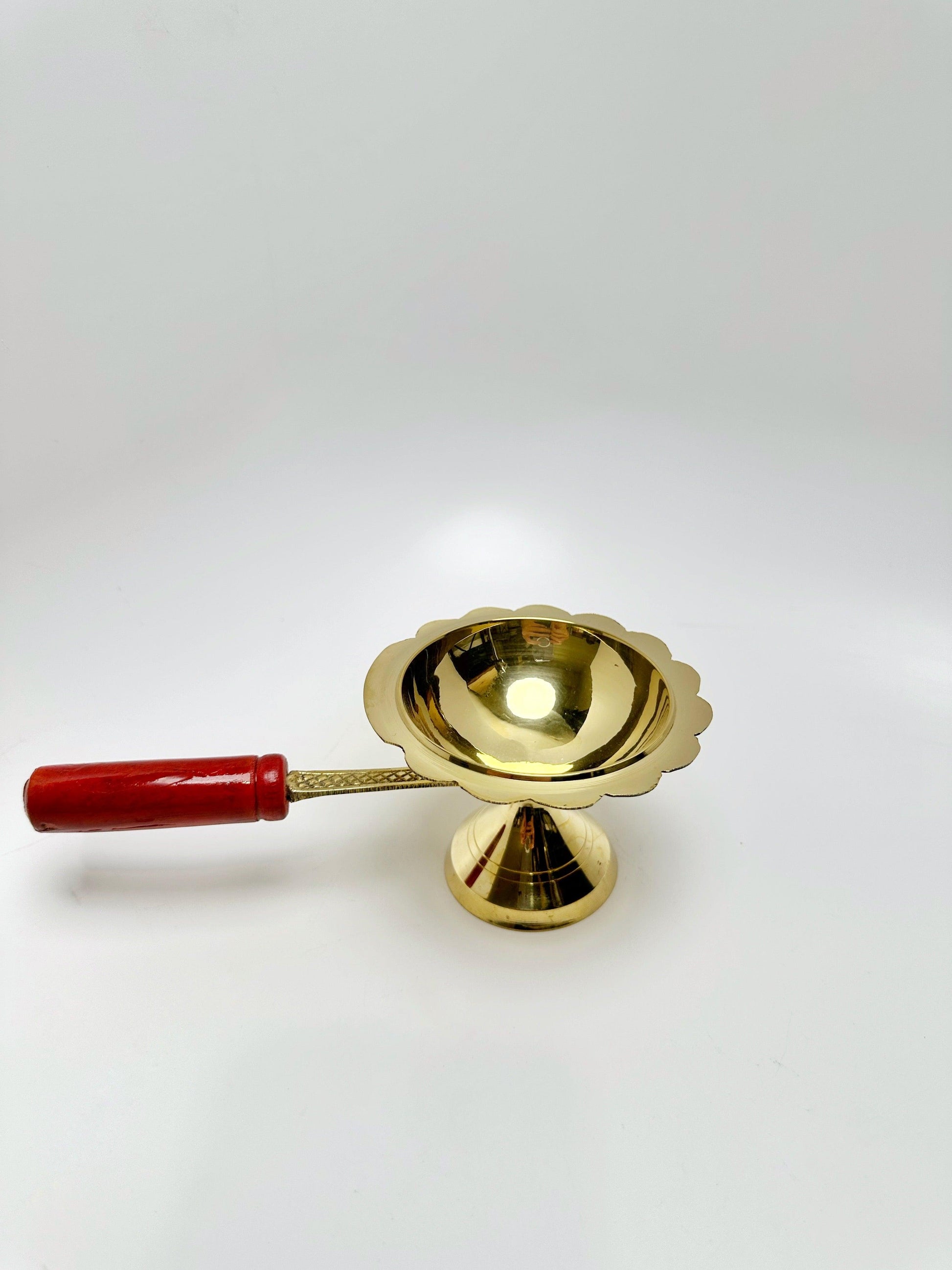 Brass Incense Burner Bowl-3" x 1" - The Harmony Store