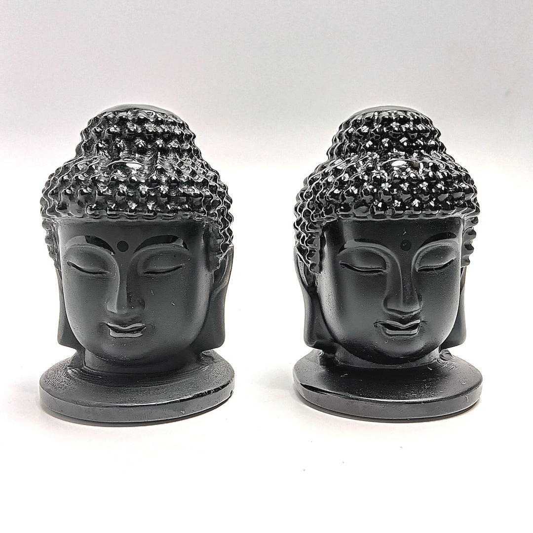 Buddha Head-Black Obsidian - The Harmony Store