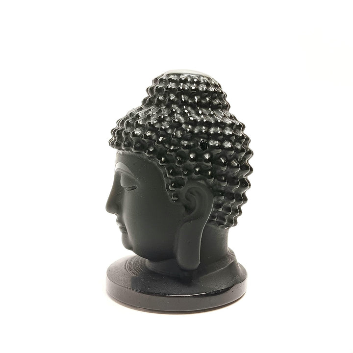 Buddha Head-Black Obsidian - The Harmony Store