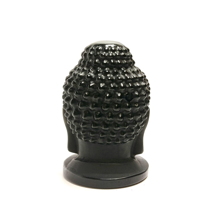 Buddha Head-Black Obsidian - The Harmony Store
