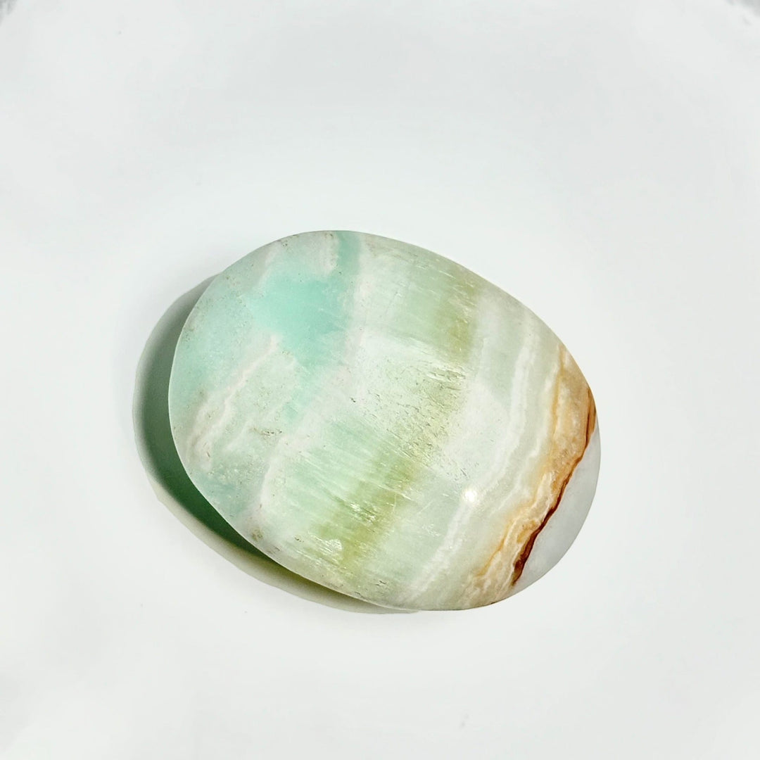 Caribbean Calcite Palm Stone | The Harmony Store Palm Stone