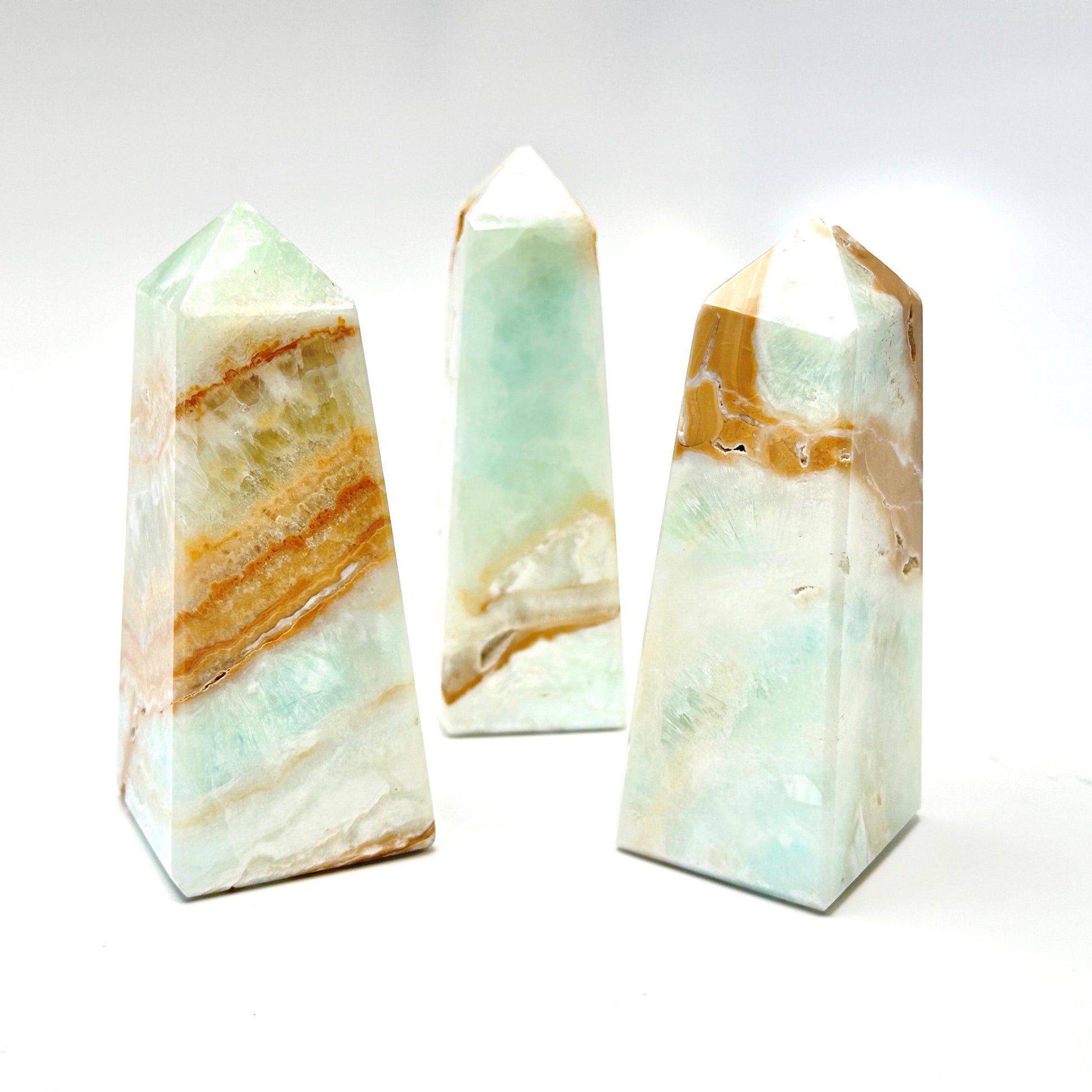 Caribbean Calcite-Towers : 200 - 300 g - The Harmony Store