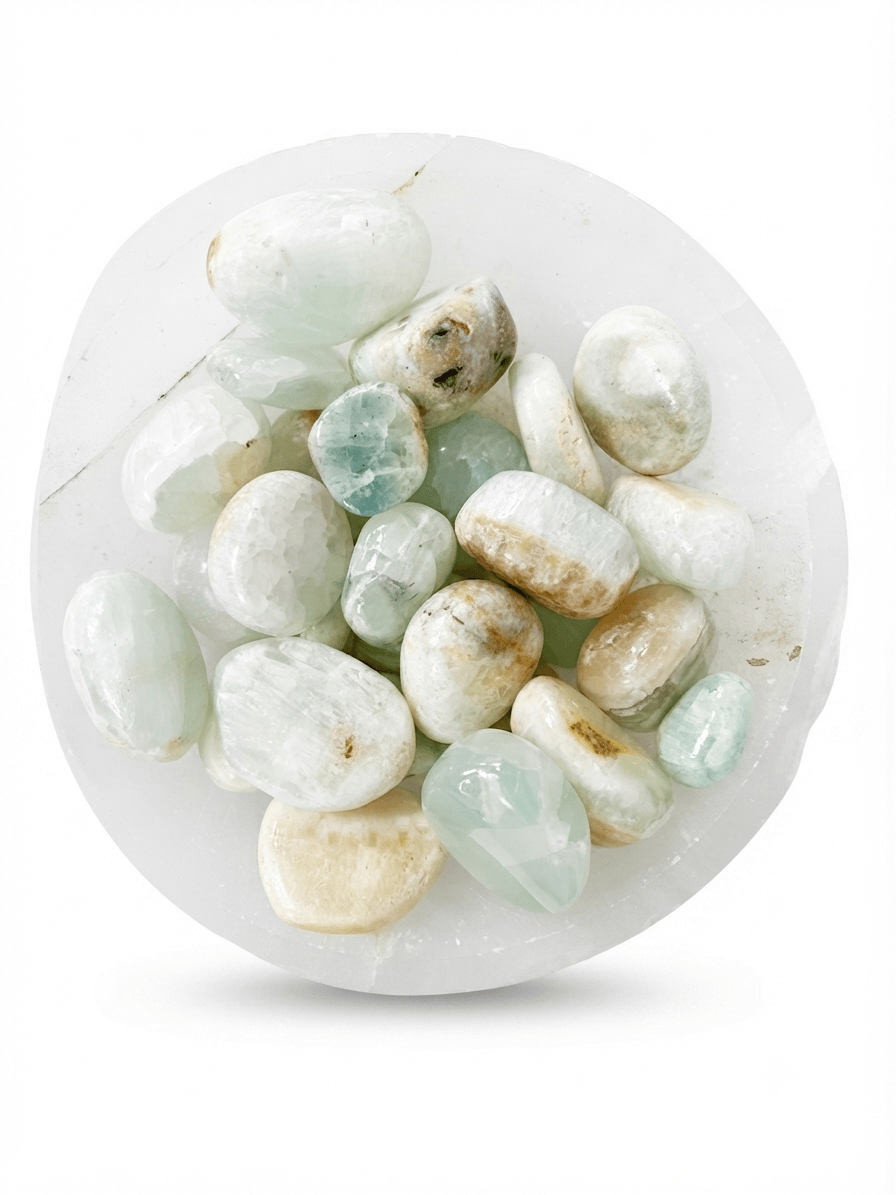Caribbean Calcite Tumbled Stone | The Harmony Store Tumbled Stone