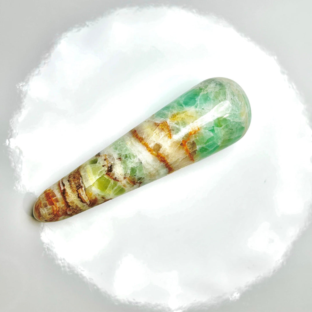 Caribbean Calcite Crystal Wand | The Harmony Store Wand