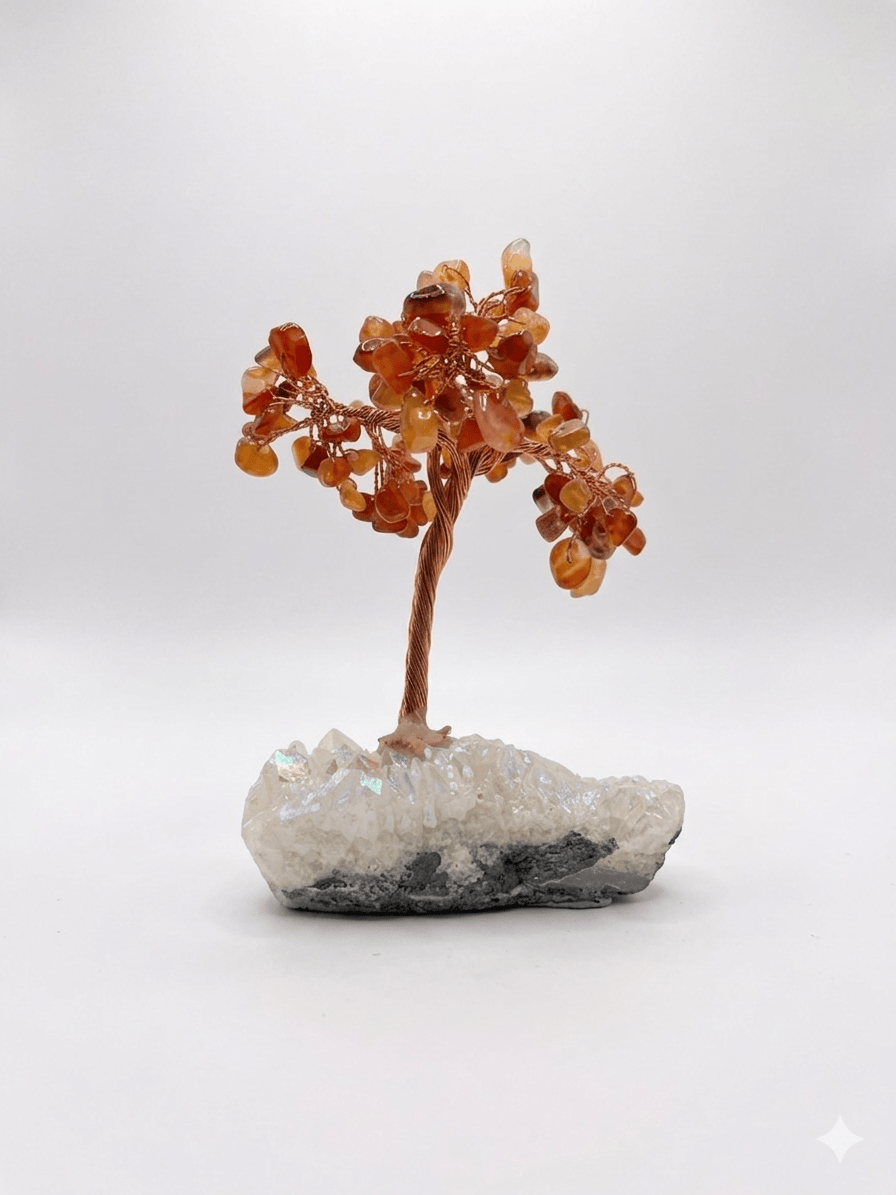 Carnelian Aura Bonsai Tree | The Harmony Store Home Decor